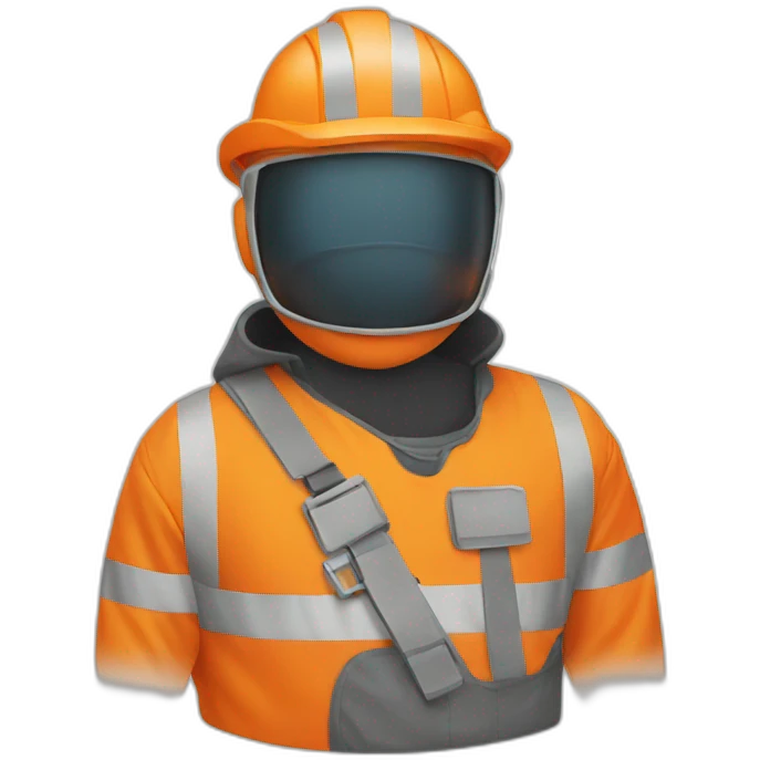 Orange PPE emoji