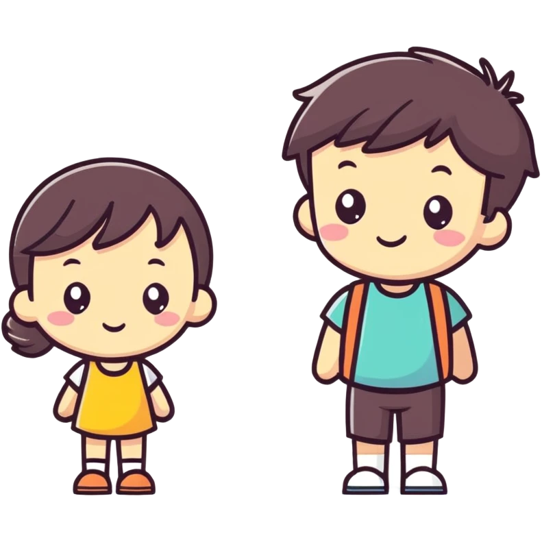 Girl and boy emoji