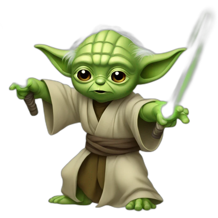 yoda fighting vaodr emoji