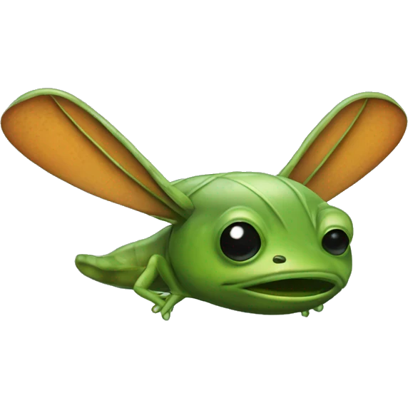Tadpole with x wing wings emoji