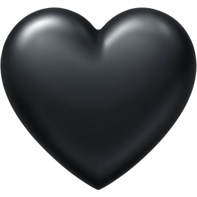 Corazón  negro emoji