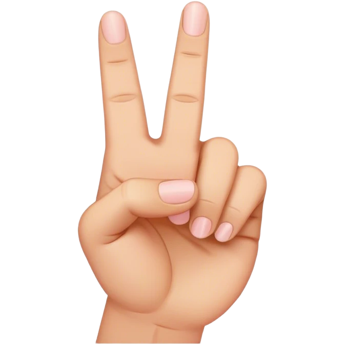 Middle finger but with pinky up emoji
