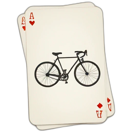 Bicycle playing card  emoji
