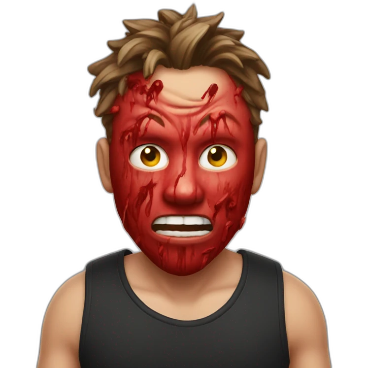 red carnage emoji