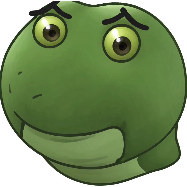 A emoji turned to the side looking to its side giving a side eye that looks mean emoji