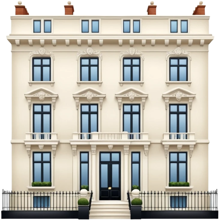 white notting hill townhouse emoji
