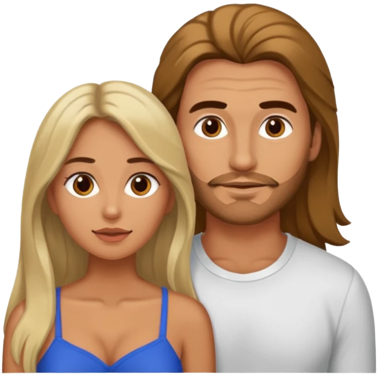 Mulher chupando o pênis de um homem  emoji