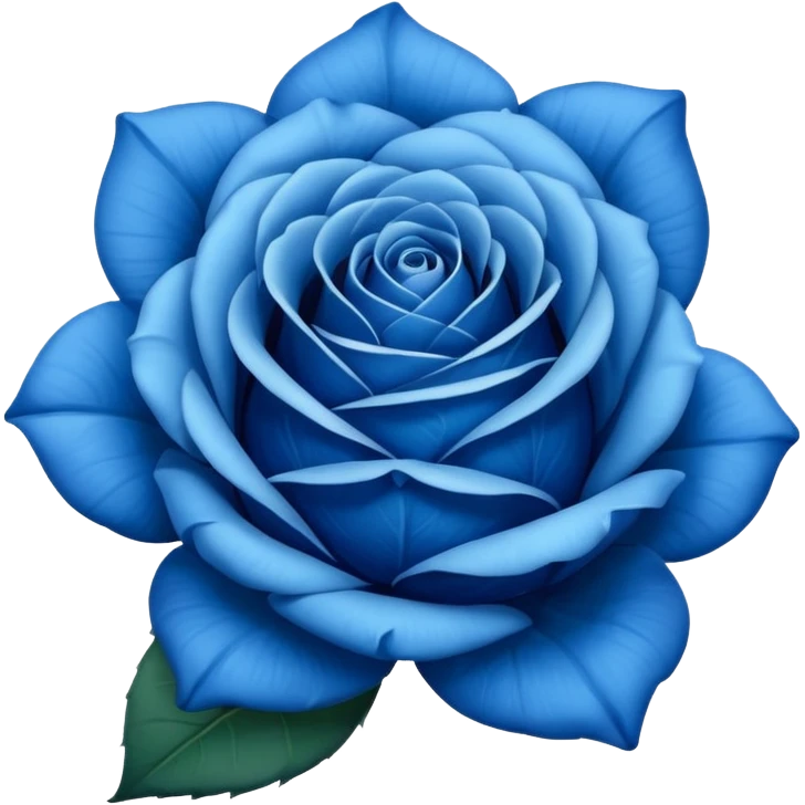 Rose bleu emoji