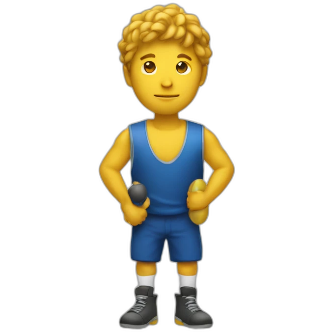 Homme jouant aux billes emoji