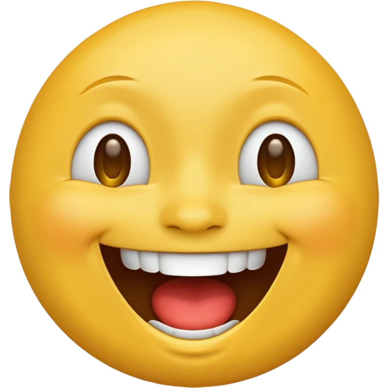 A laughing face emoji emoji