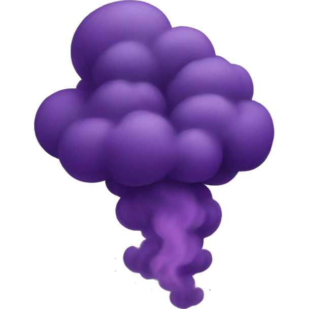 purple smoke emoji