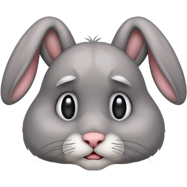Sad rabbit  emoji