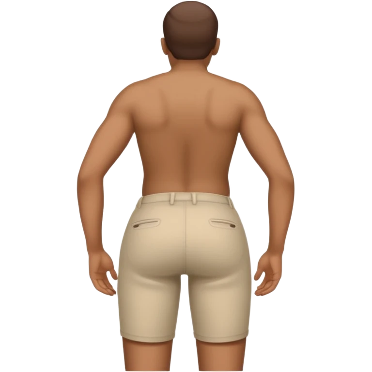 Grabbing butt and looking back emoji