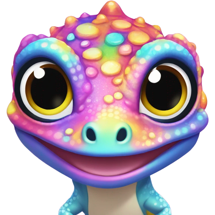 Lisa frank gecko ￼ emoji