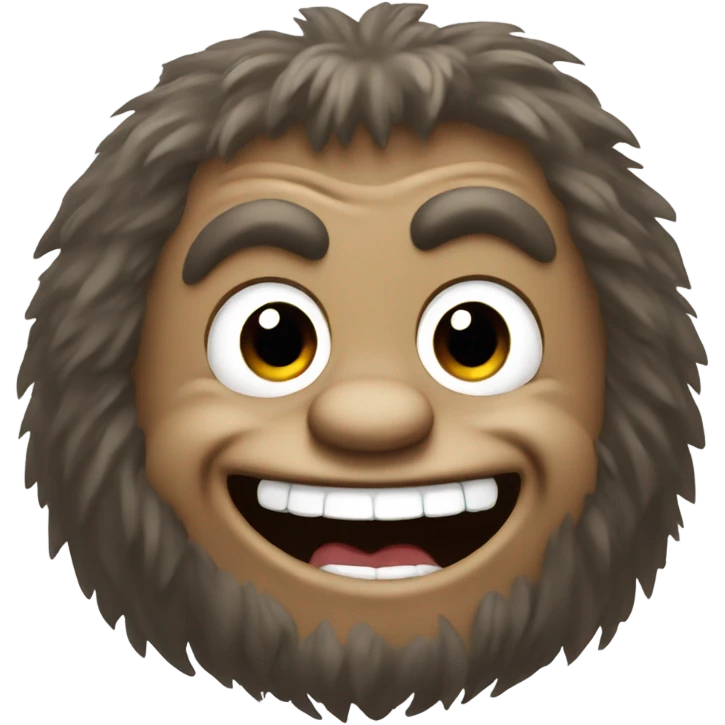 Laughing Bigfoot  emoji