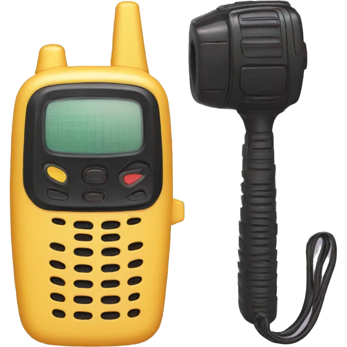 80's Walkie talkie emoji