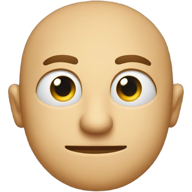 Face looking to the right with one eye looking straight emoji