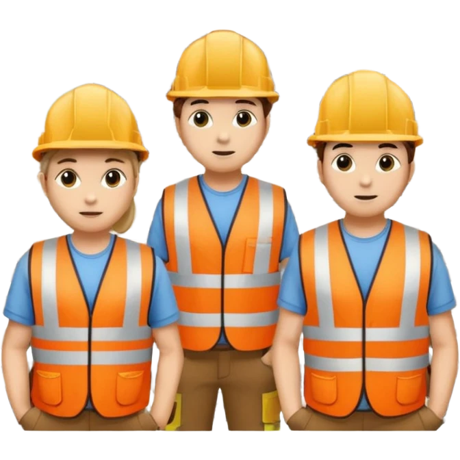 group of railway engineers emoji
