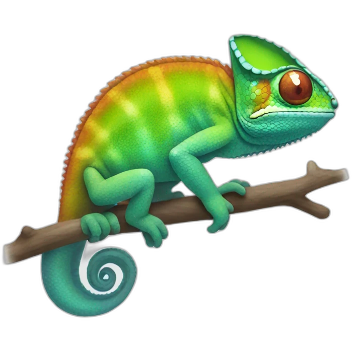 Chameleon of colors  emoji