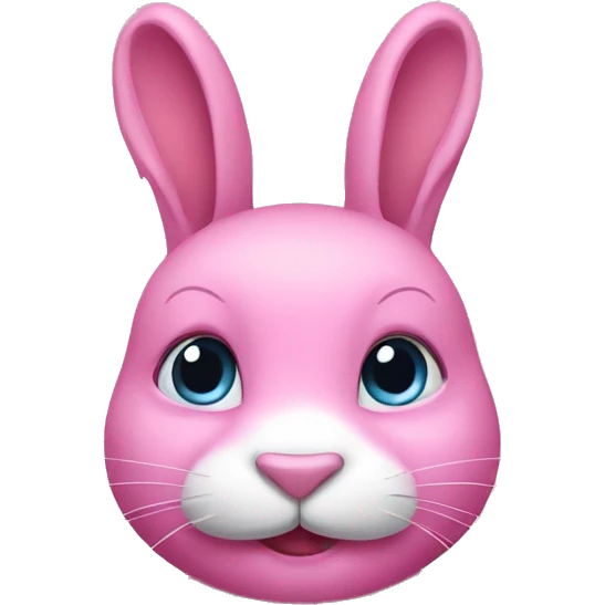 a pink rabbit emoji