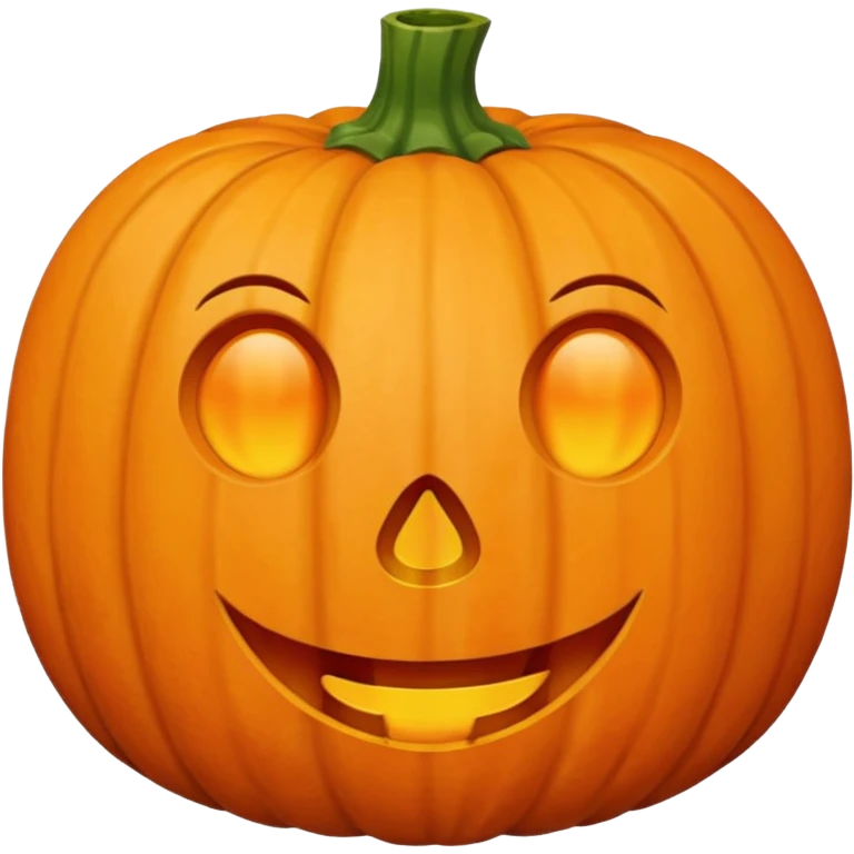 Pumpkin in love emoji