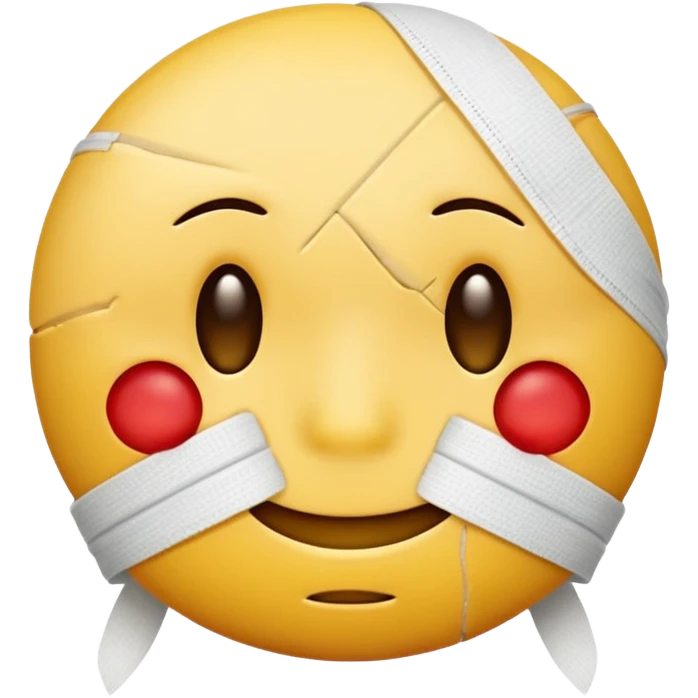 injured tellow smiley guy emoji