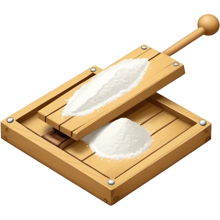 mouse trap filled with cocaine  emoji