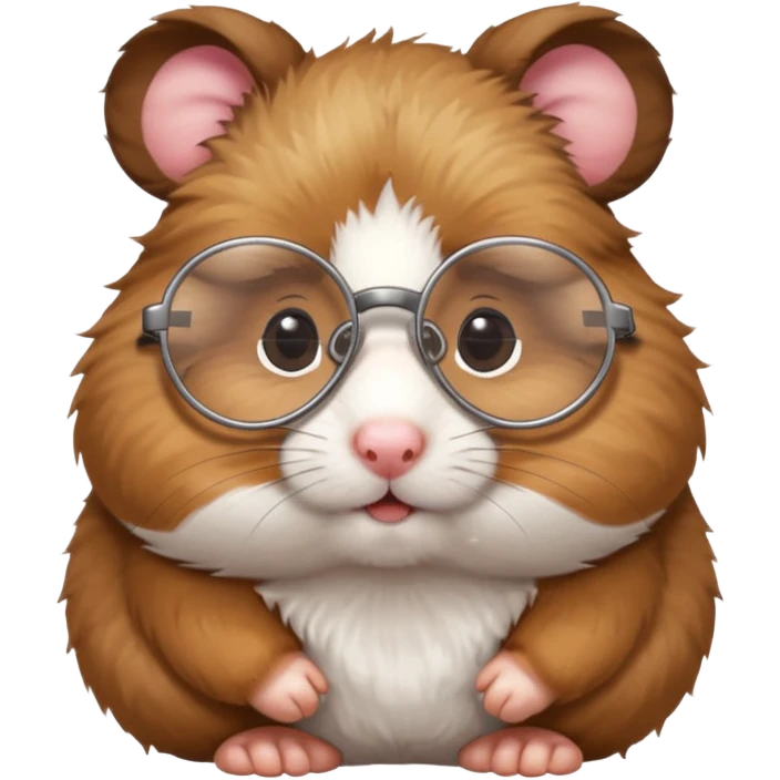 HAMSTER WITH GLASSES emoji