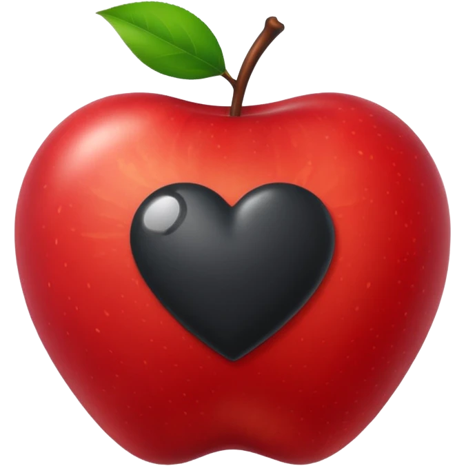 🍏🖤 emoji