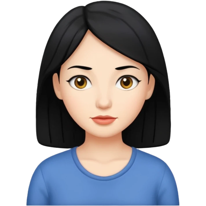 mother with black hair emoji