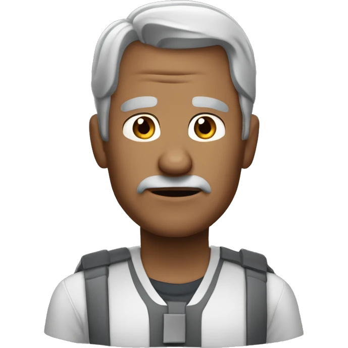 Graying 40 year old man knows he’s about to fire his nemesis.  emoji
