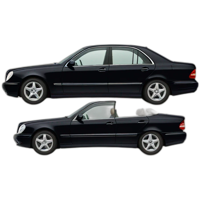 Mercedes w210 2000 side emoji