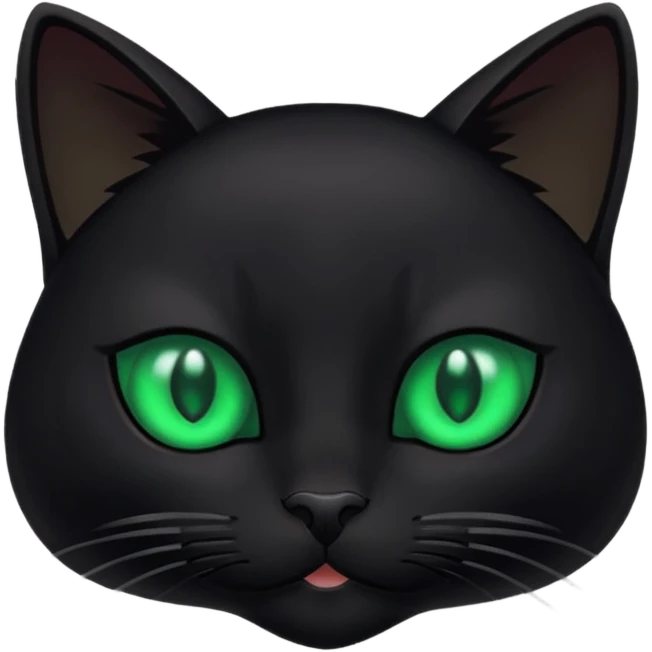 black cat whole body emoji