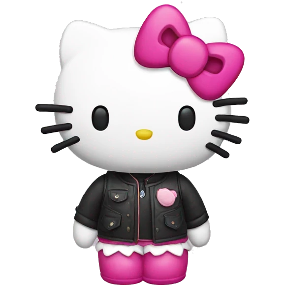 Hello kitty con flow emoji