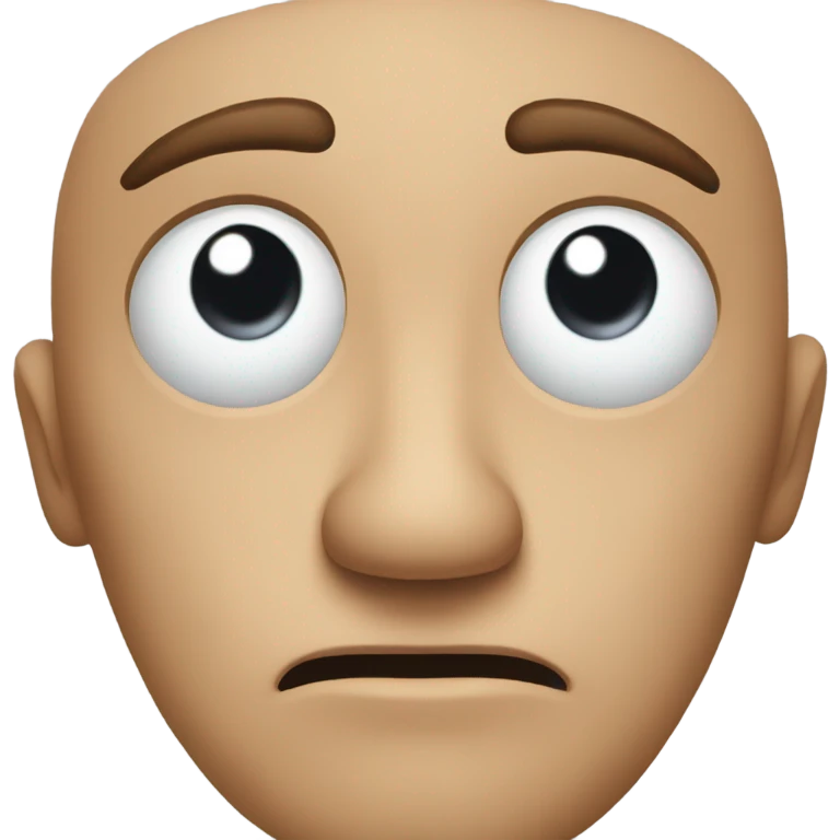 Eye twitch face emoji