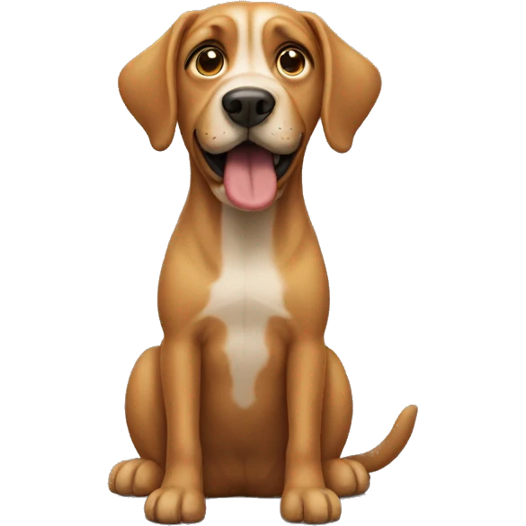 dog that can’t poop emoji