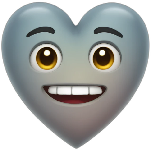 Real heart' emoji