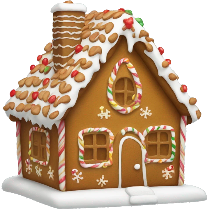 Ginger bread house emoji