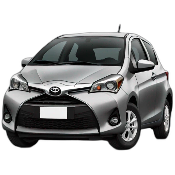toyota-yaris-XP130-gray emoji