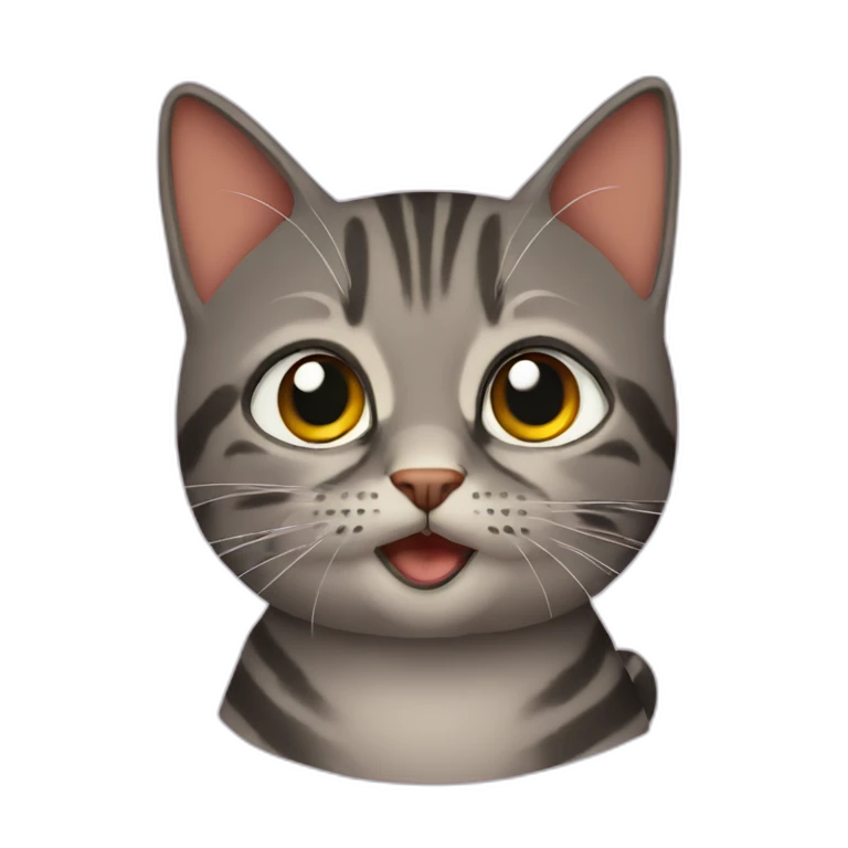 surpris de chat emoji