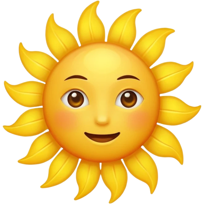 Sun emoji