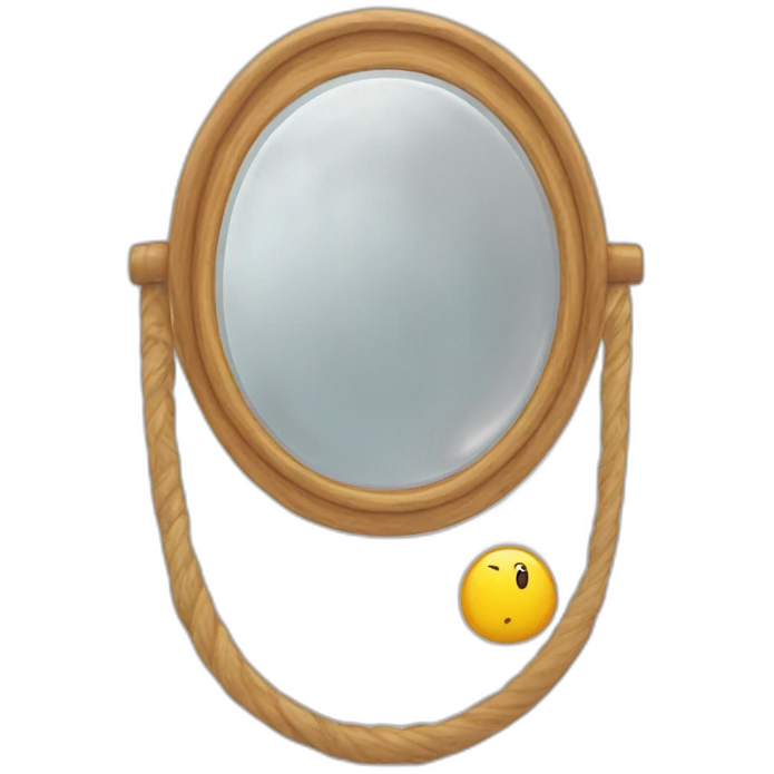 Mirror réflexion emoji