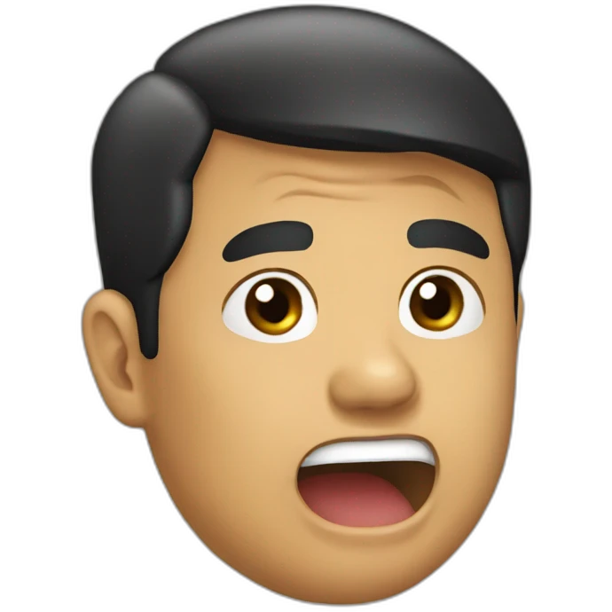 Prabowo shocked emoji