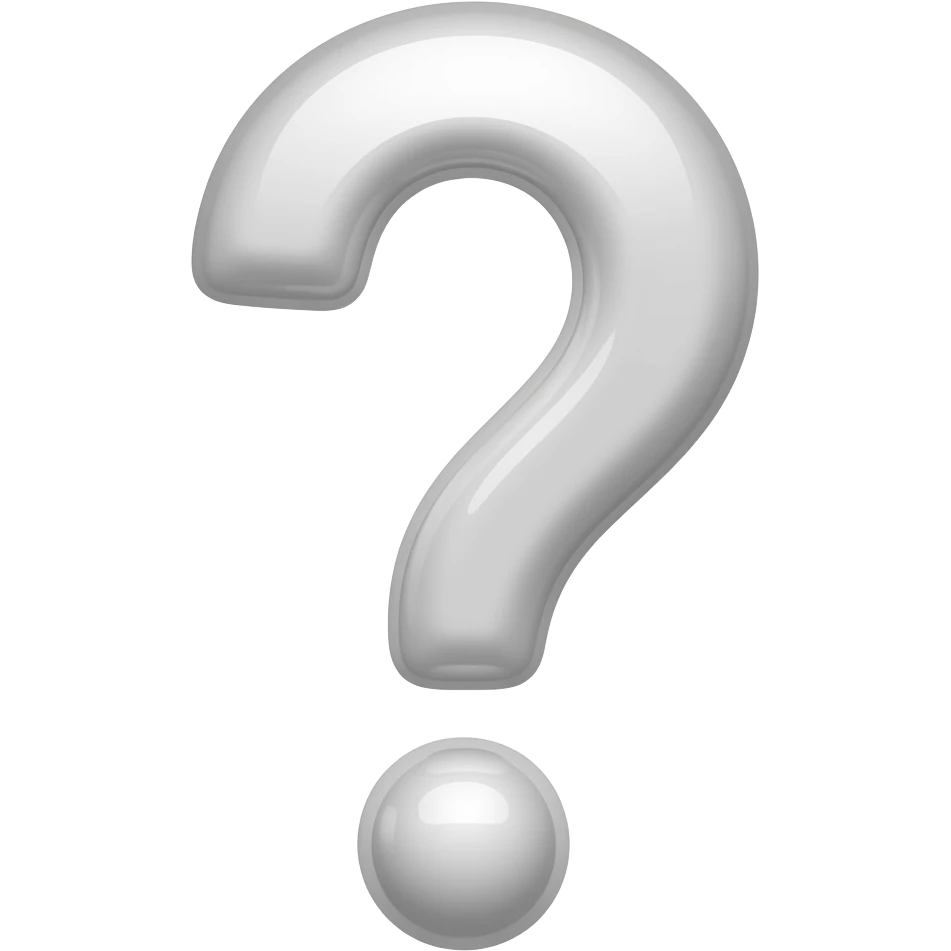 simbolo de pregunta emoji