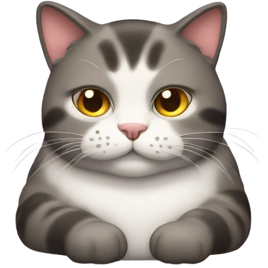 Chunky cat  emoji