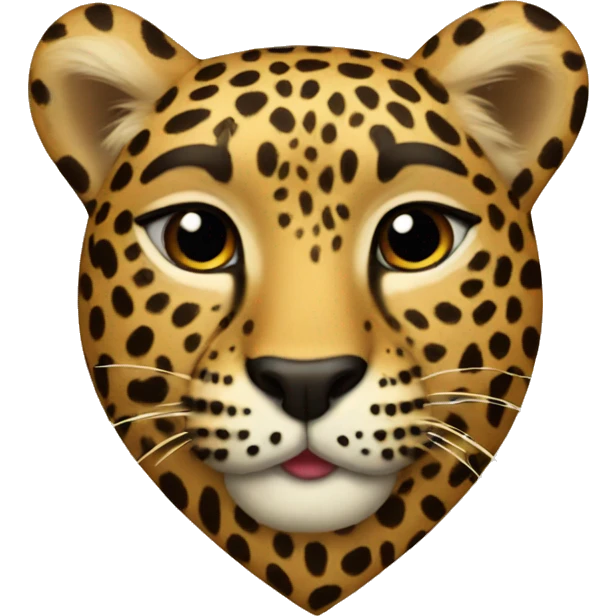 leopard heart emoji