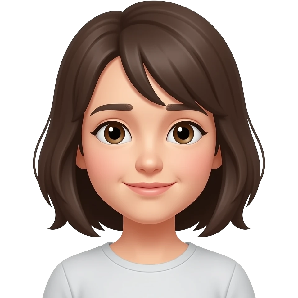 a soft, slightly emotional expression—gentle eyes, a faint smile, and a look that feels reflective. It’s not just remembering something from the past, but emotionally reconnecting with it in a way that feels warm but also a bit emotional or distant. emoji