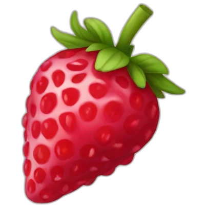 Fraise framboise mirtylle emoji