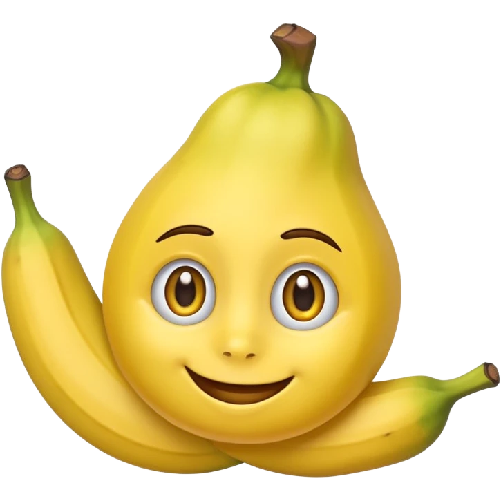 crea un emoji de un guineo tipo ed de pixar  emoji