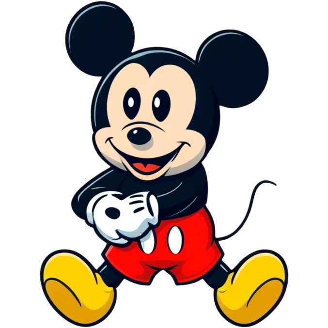 Mickey Mouse emoji
